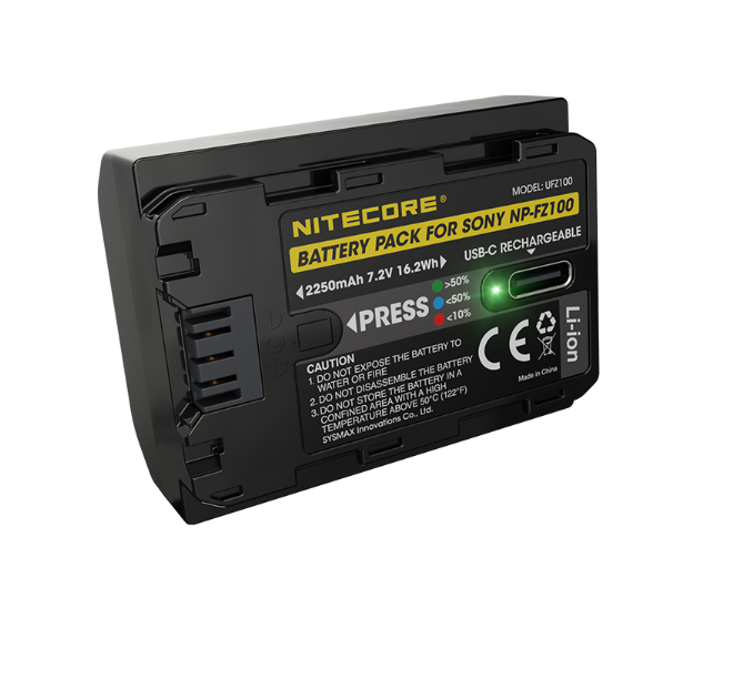 Nitecore UFZ100 Smart Camera Battery for Sony