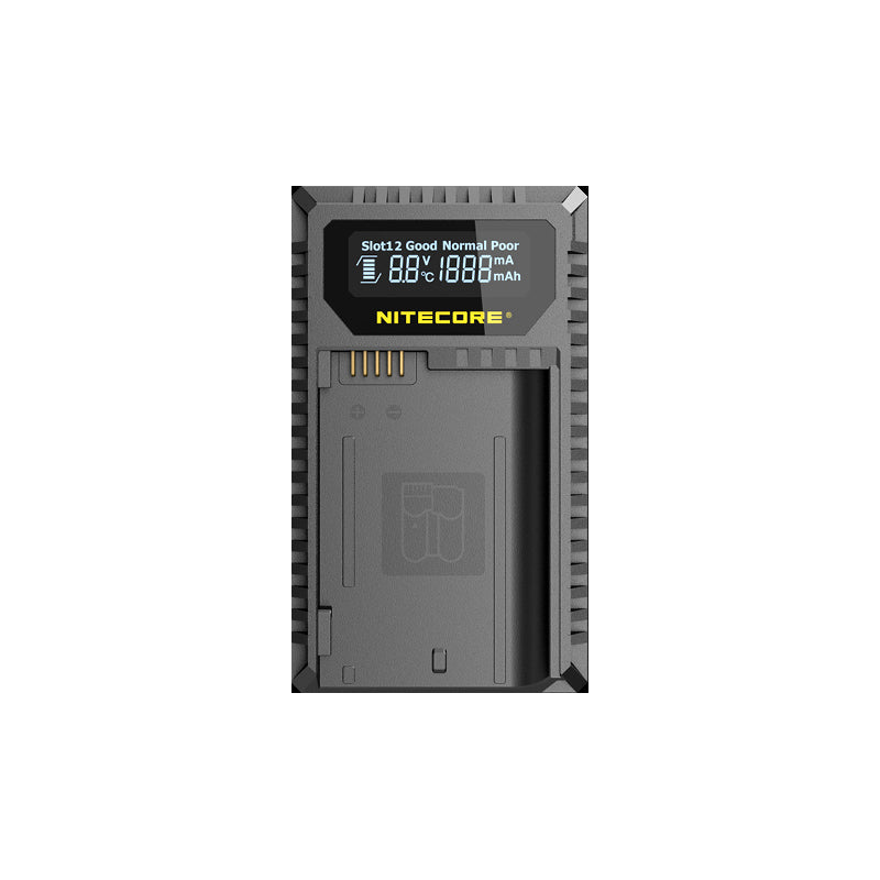 Nitecore UNK2 Dual Slot USB Charger for Nikon EN-EL15, EN-EL15A, EN-EL15B Batteries