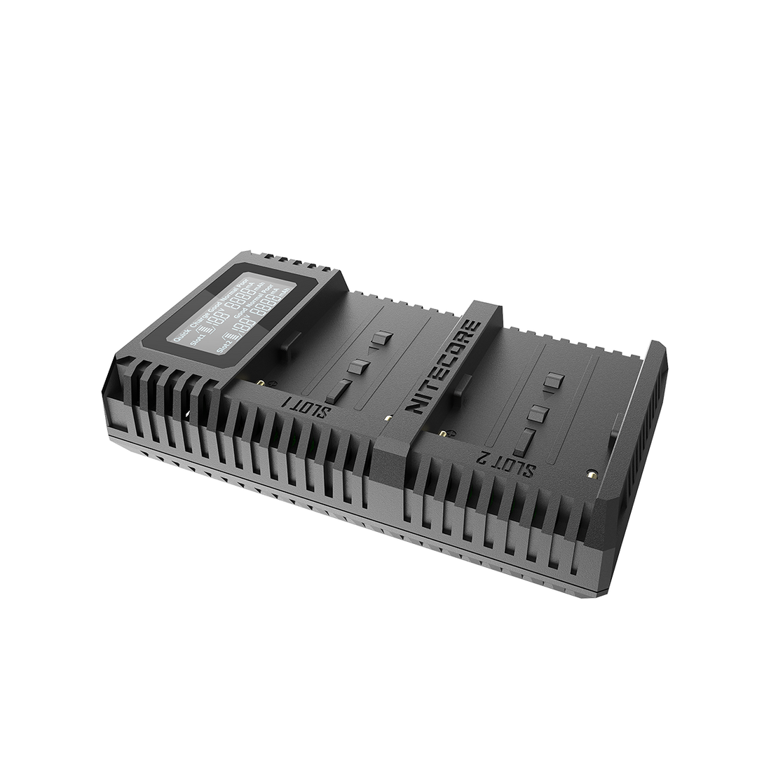 Nitecore USN3 Pro Intelligent Dual Slot Charger for Sony NP-FM500H, NP-F730, NP-F750, NP-F770, NP-F970, Np