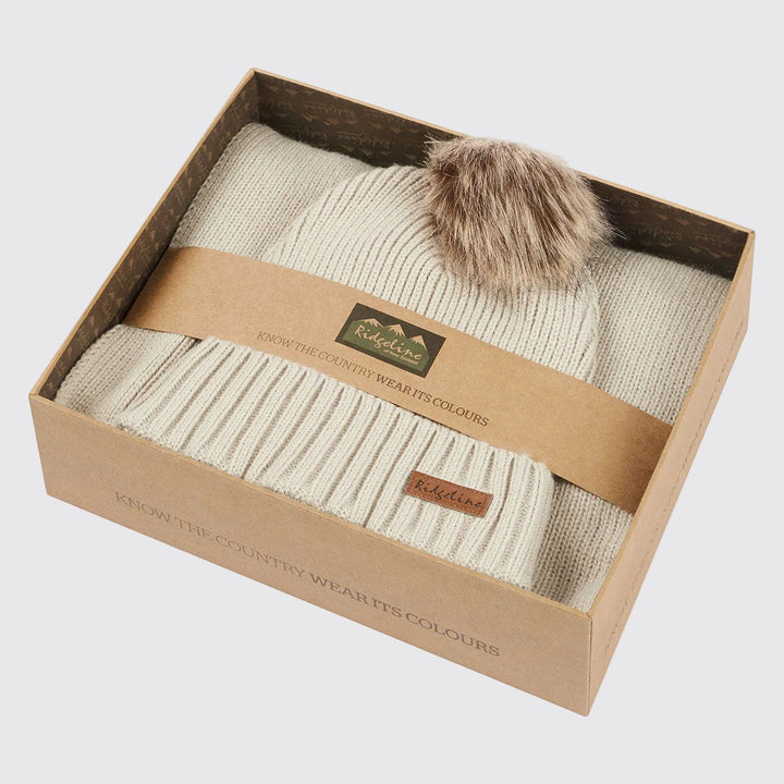 Ridgeline Baltic Bobble Hat &amp; Scarf Set