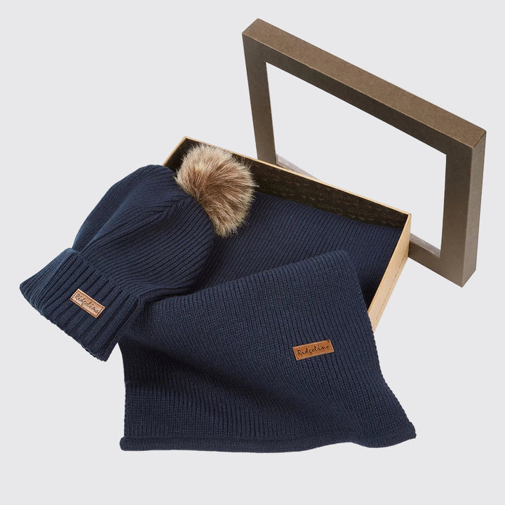 Ridgeline Baltic Bobble Hat &amp; Scarf Set