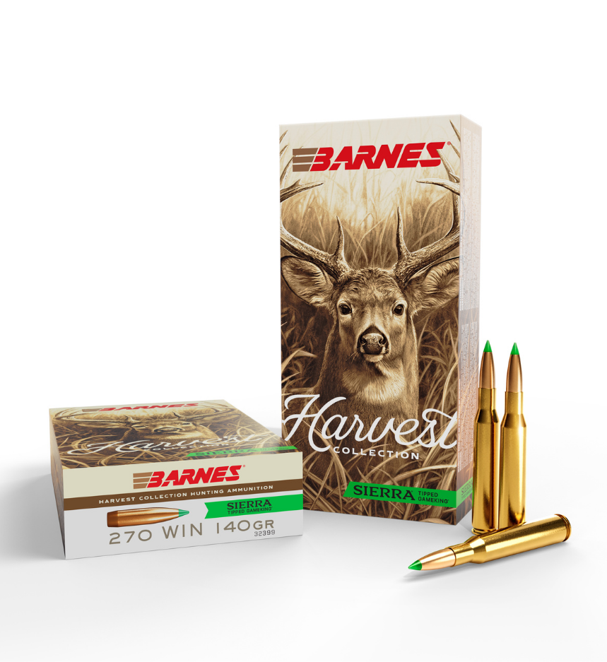 Barnes Harvest Ammo Stgk 270 Win 140GR (20 per box) - Barnes