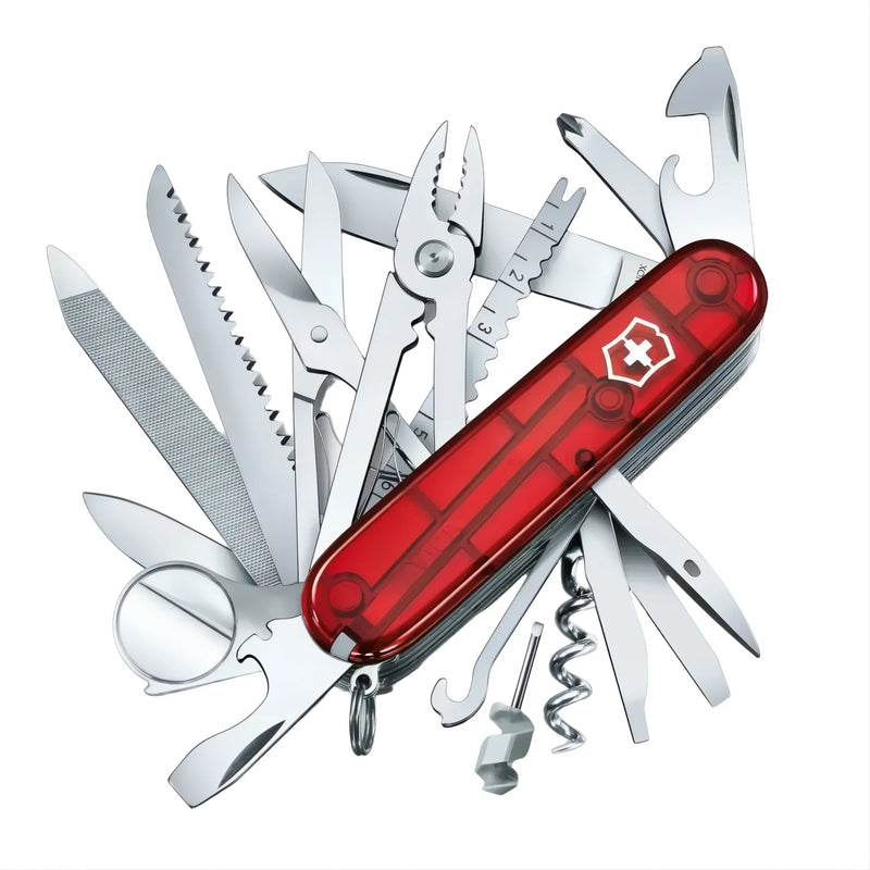 Load image into Gallery viewer, VICTORINOX SWISS CHAMP RED TRANSLUCENT
