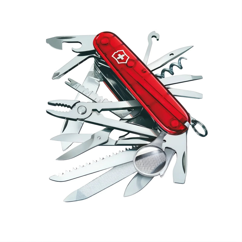 Load image into Gallery viewer, VICTORINOX SWISS CHAMP RED TRANSLUCENT
