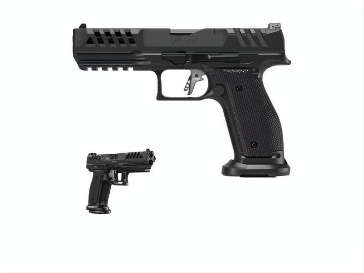 WALTHER PDP FULLSIZE STEEL FRAME MATCH 5.0" with Holosun HE507 Comp Green &amp; Mounting Plate *KIT*