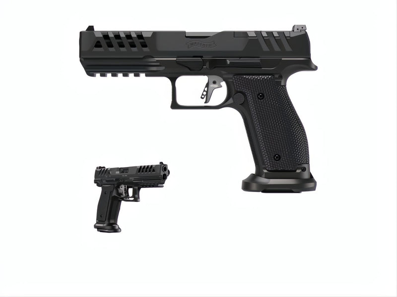 Load image into Gallery viewer, WALTHER PDP FULLSIZE STEEL FRAME MATCH 5.0" with Holosun HE507 Comp Green &amp; Mounting Plate *KIT*
