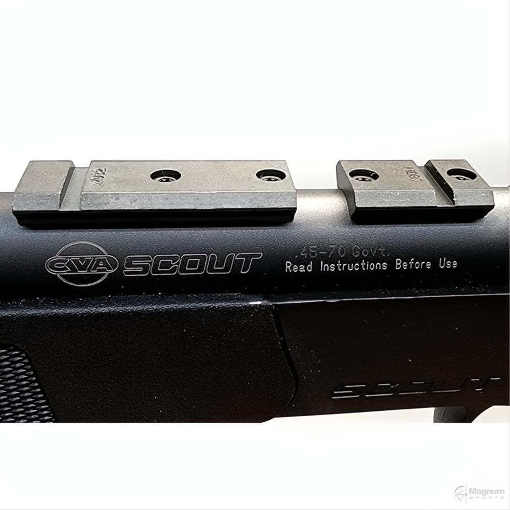 Warne CVA-V2 Series Round Barrel Extended Rear Base