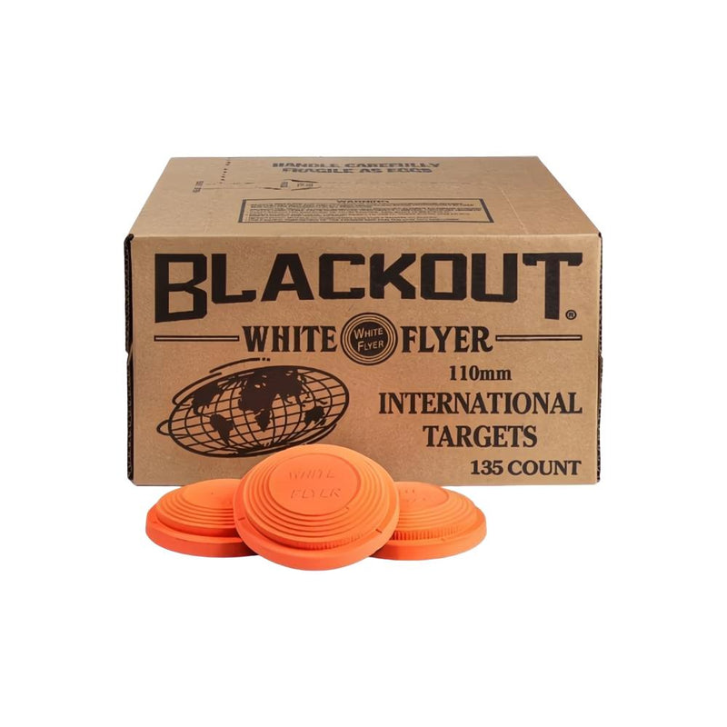 Load image into Gallery viewer, White Flyer Blackout International Orange Top 110mm
