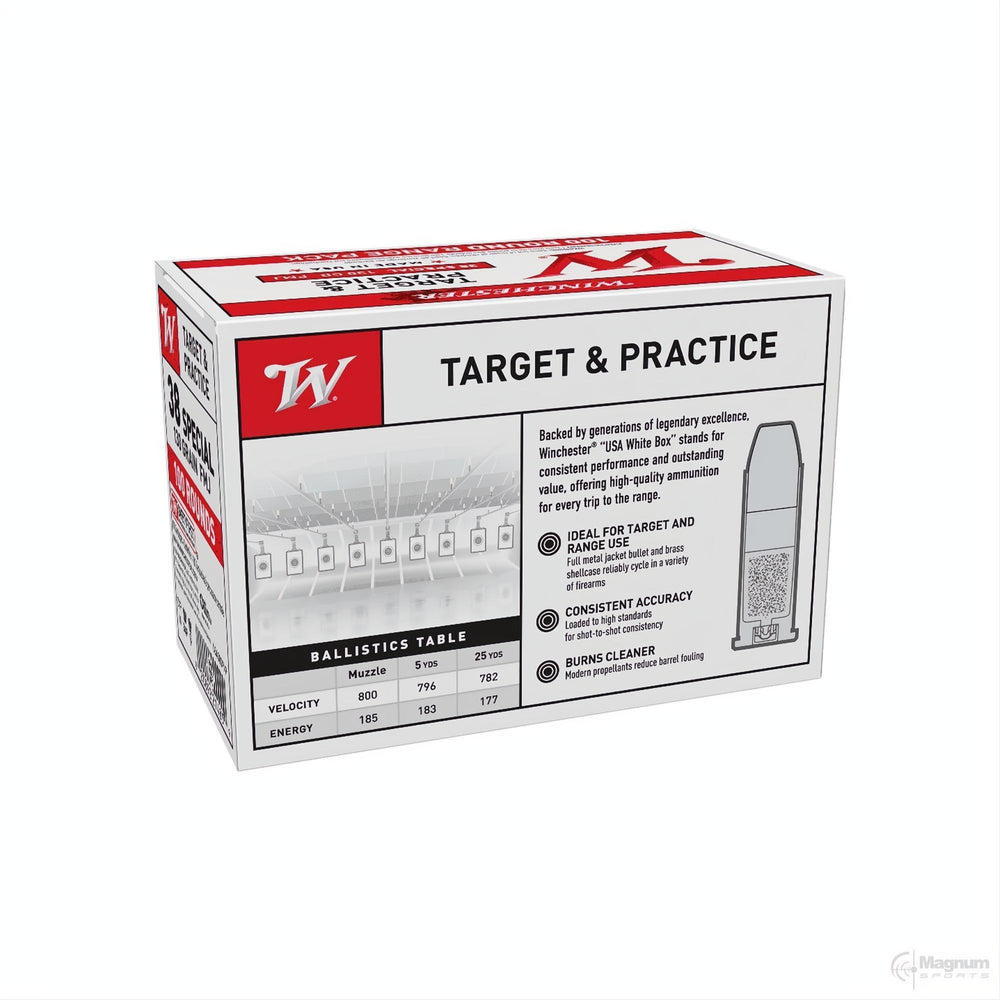Winchester 38SP 130gr FMJ