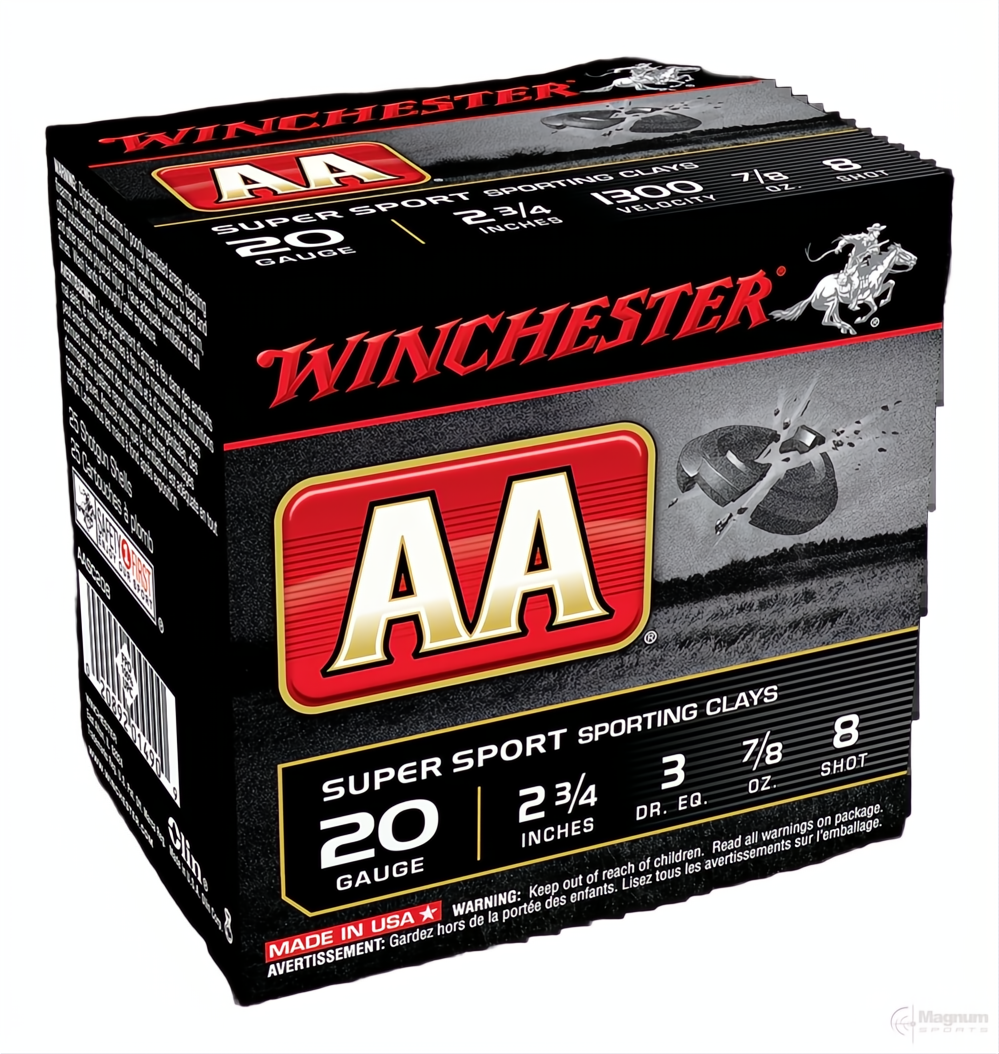 Winchester AA Super Sporting 20G 8 2-3/4" 24gm