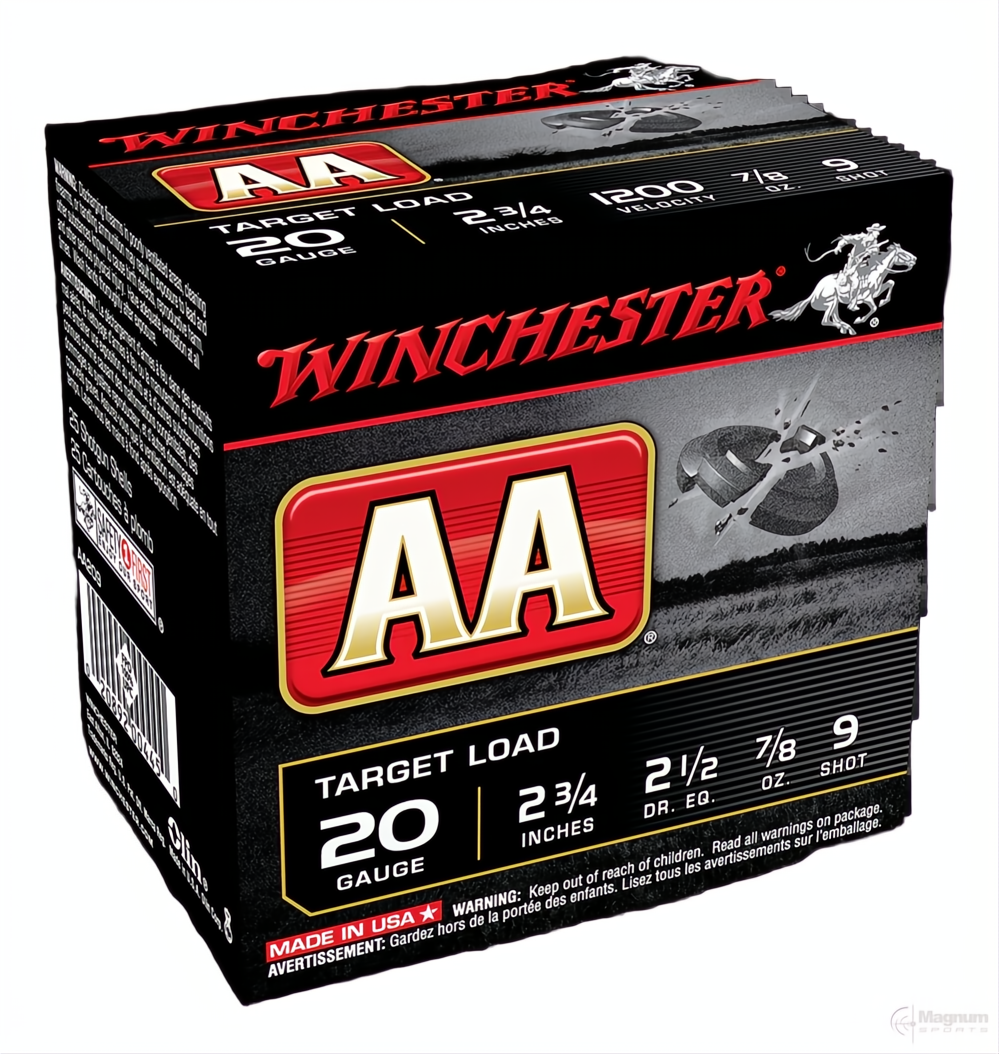 Winchester AA Target 20G 9 2-3/4" 24gm