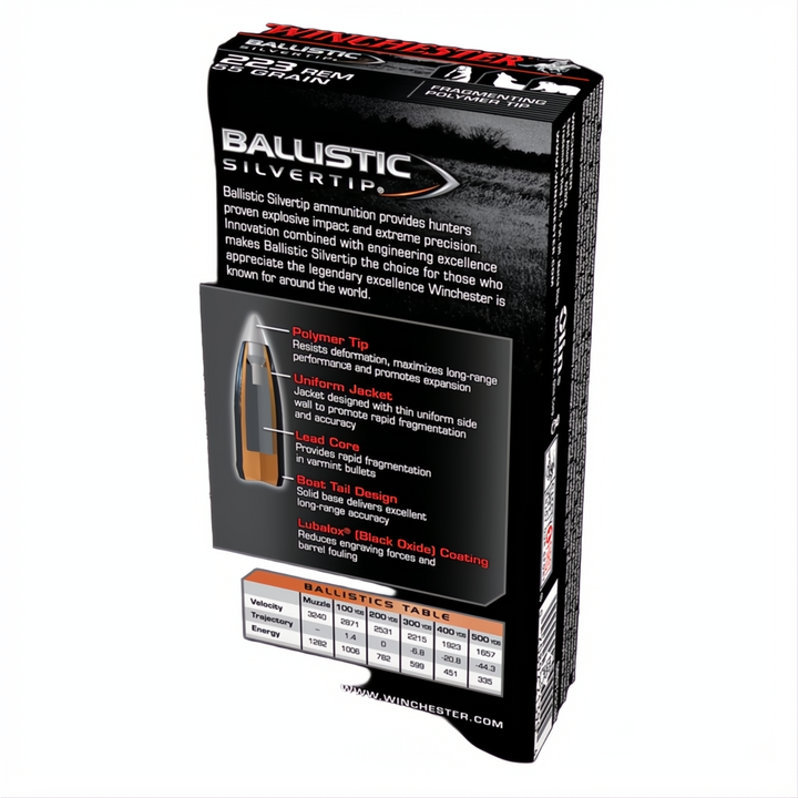 Winchester Ballistic ST 223Rem 55gr PT