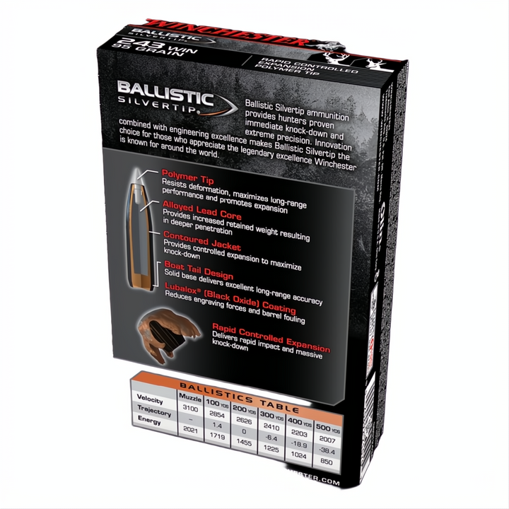 Winchester Ballistic ST 243Win 95gr PT