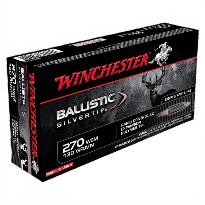 Winchester Ballistic ST 270WSM 130gr PT
