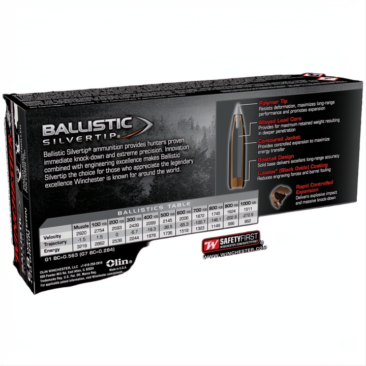 Winchester Ballistic ST 6.8 Western 170gr PT