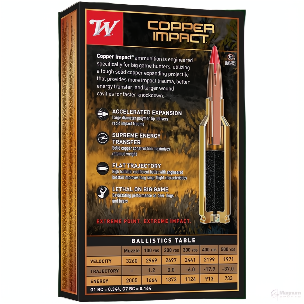 Winchester Copper Impact LF 243Win 85gr Xp