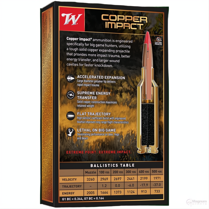 Winchester Copper Impact LF 243Win 85gr Xp