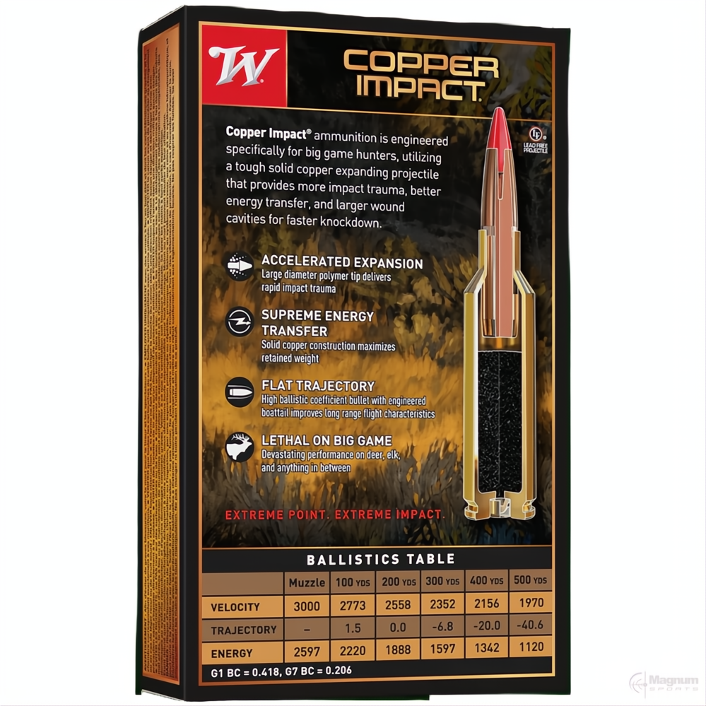 Winchester Copper Impact LF 270Win 130gr XP