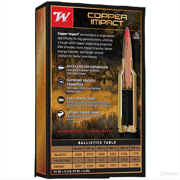 Winchester Copper Impact LF 270Win 130gr XP