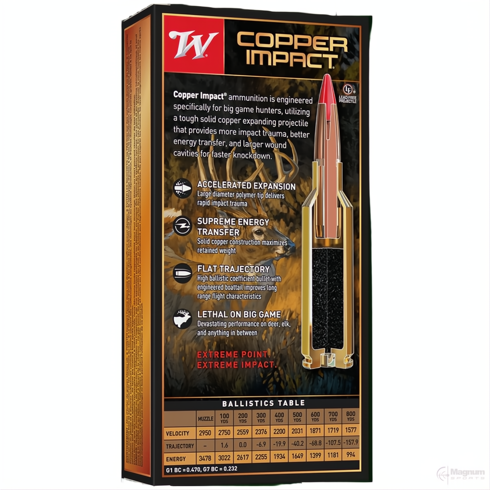 Winchester Copper Impact LF 300WSM 180gr XP
