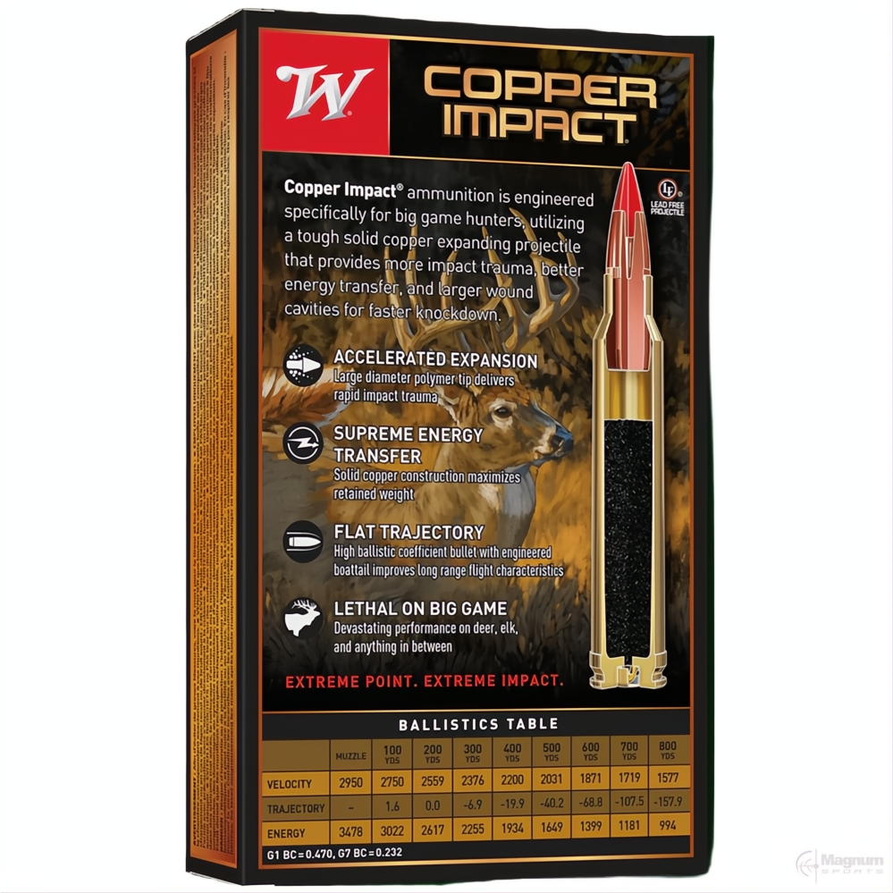 Winchester Copper Impact LF 300Wm 180gr XP
