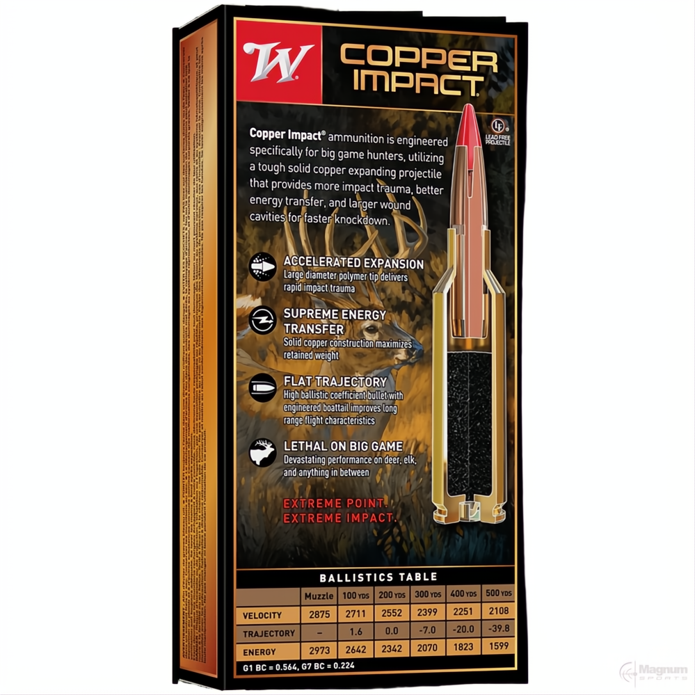 Winchester Copper Impact LF 6.8WST 162gr XP