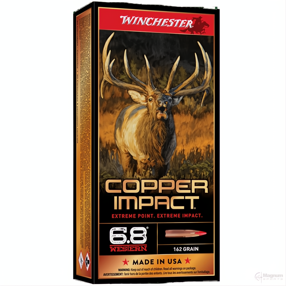 Winchester Copper Impact LF 6.8WST 162gr XP