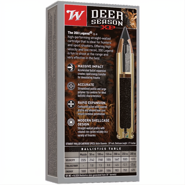 Winchester Deer Season 350 Legend 150gr XP