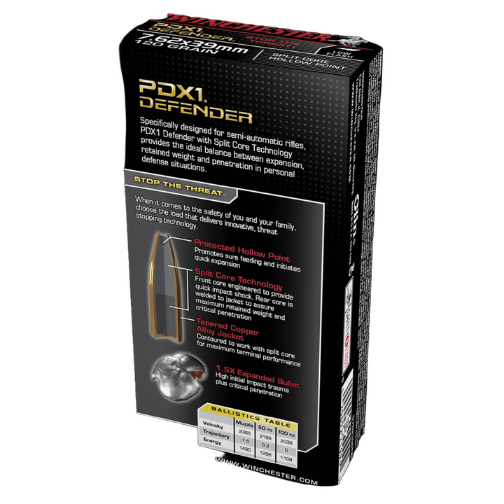 Winchester Defender 7.62x39 120gr PHP