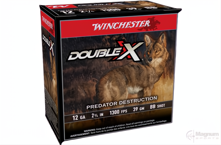Winchester Double X Magnum 12ga BB 2-3/4" 39gm Copper Plated (Box 25)