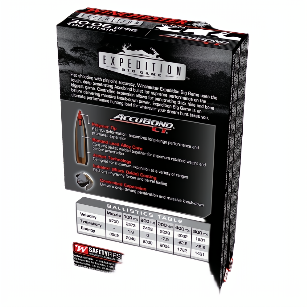 Winchester Expedition Big Game 30-06 180gr ABCT