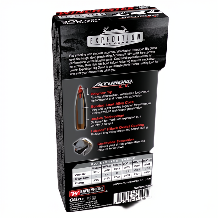 Winchester Expedition Big Game 300WSM 180gr ABCT