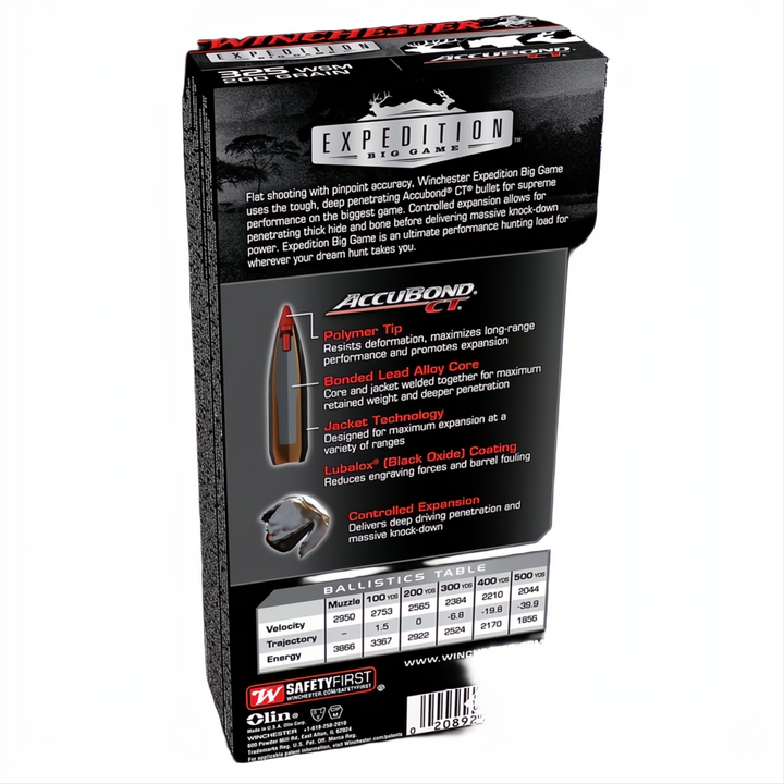 Winchester Expedition Big Game 325WSM 200gr ABCT