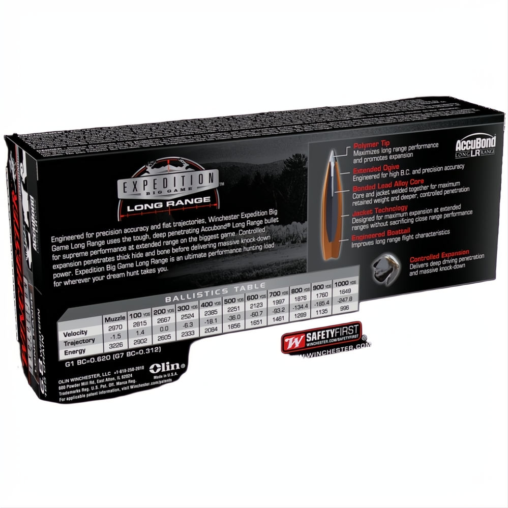 Winchester Expedition Big Game 6.8 Western 165gr ABCT