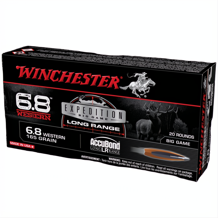 Winchester Expedition Big Game 6.8 Western 165gr ABCT