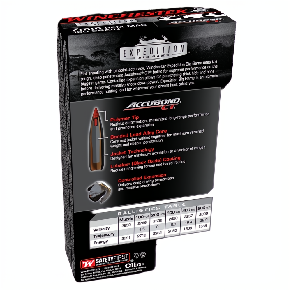 Winchester Expedition Big Game 7mm Rem Mag 160gr ABCT