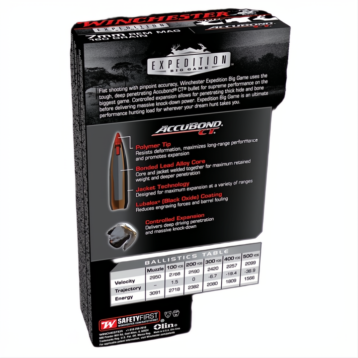 Winchester Expedition Big Game 7mm Rem Mag 160gr ABCT