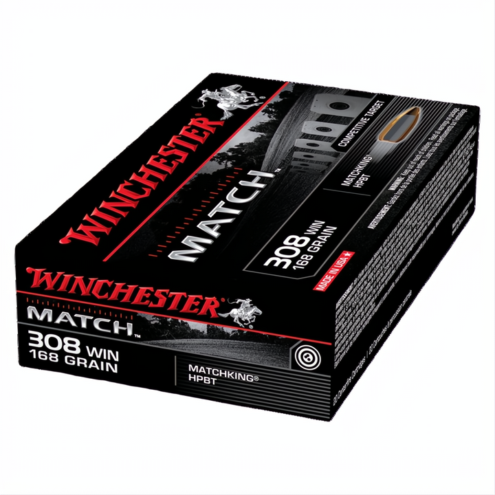 Winchester Match 308Win 168gr Sierra BTHP