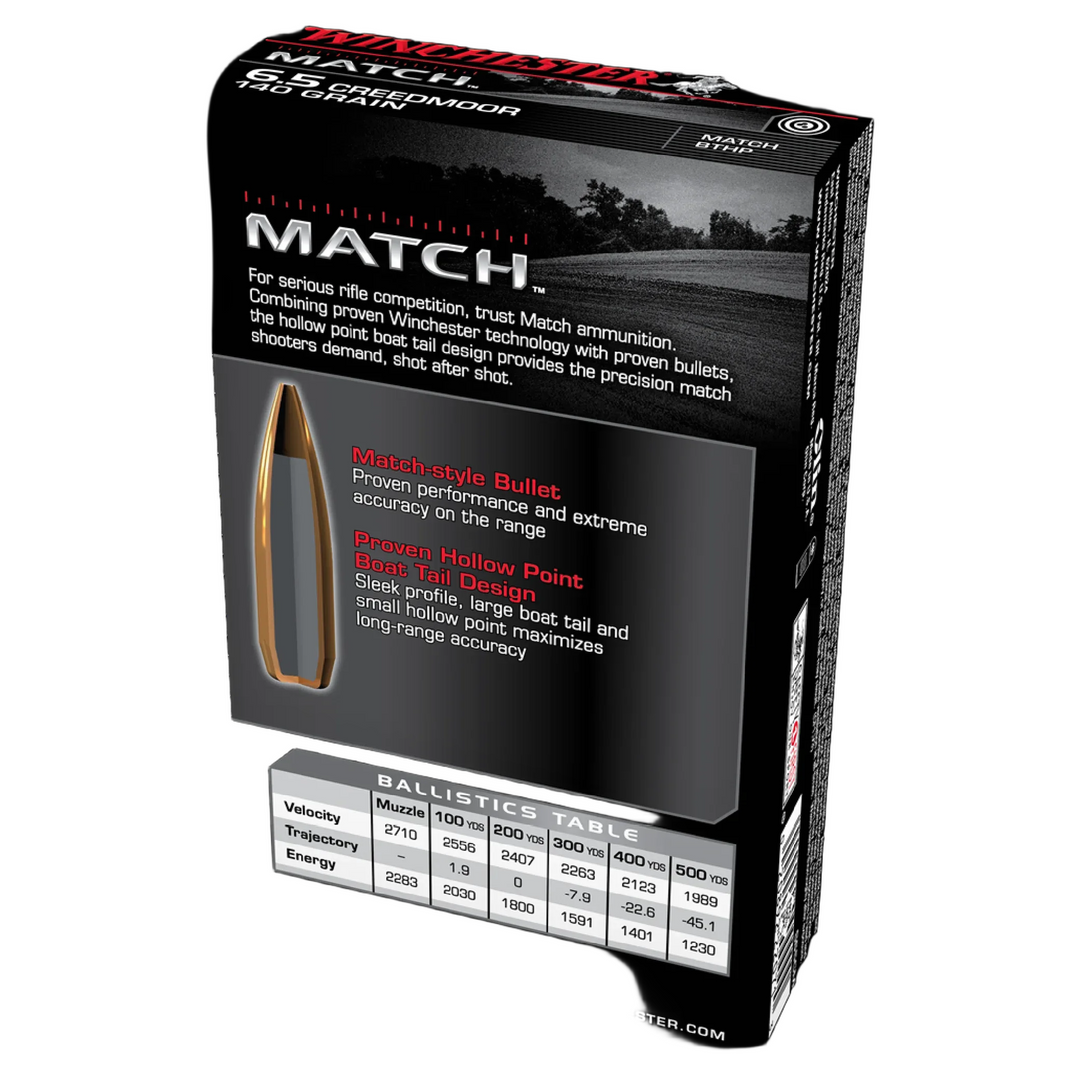 Winchester Match 6.5 Creedmoor 140gr