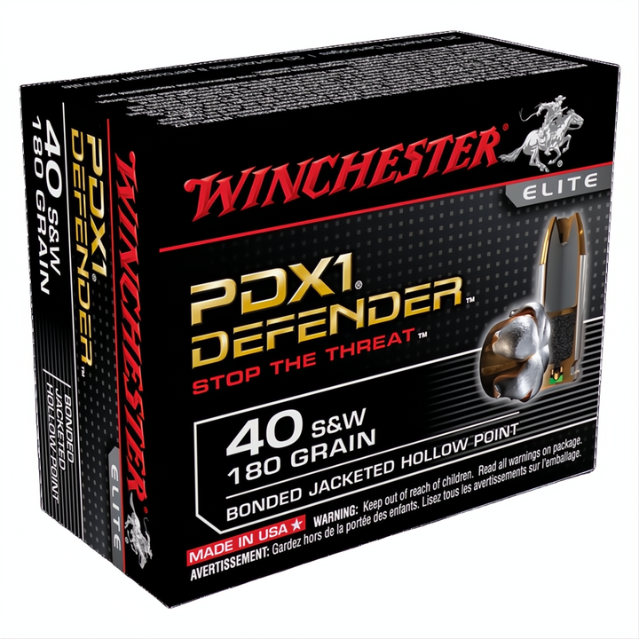 Winchester PDX1 40S&amp;W 180gr Bonded