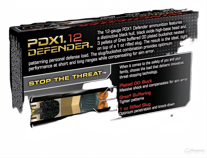Winchester PDX1 Supreme Elite 12G 2-3/4" Slug/3Xoo Buck