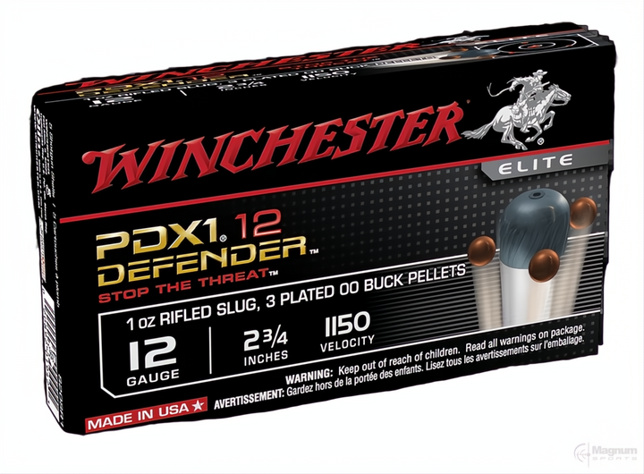 Winchester PDX1 Supreme Elite 12G 2-3/4" Slug/3Xoo Buck