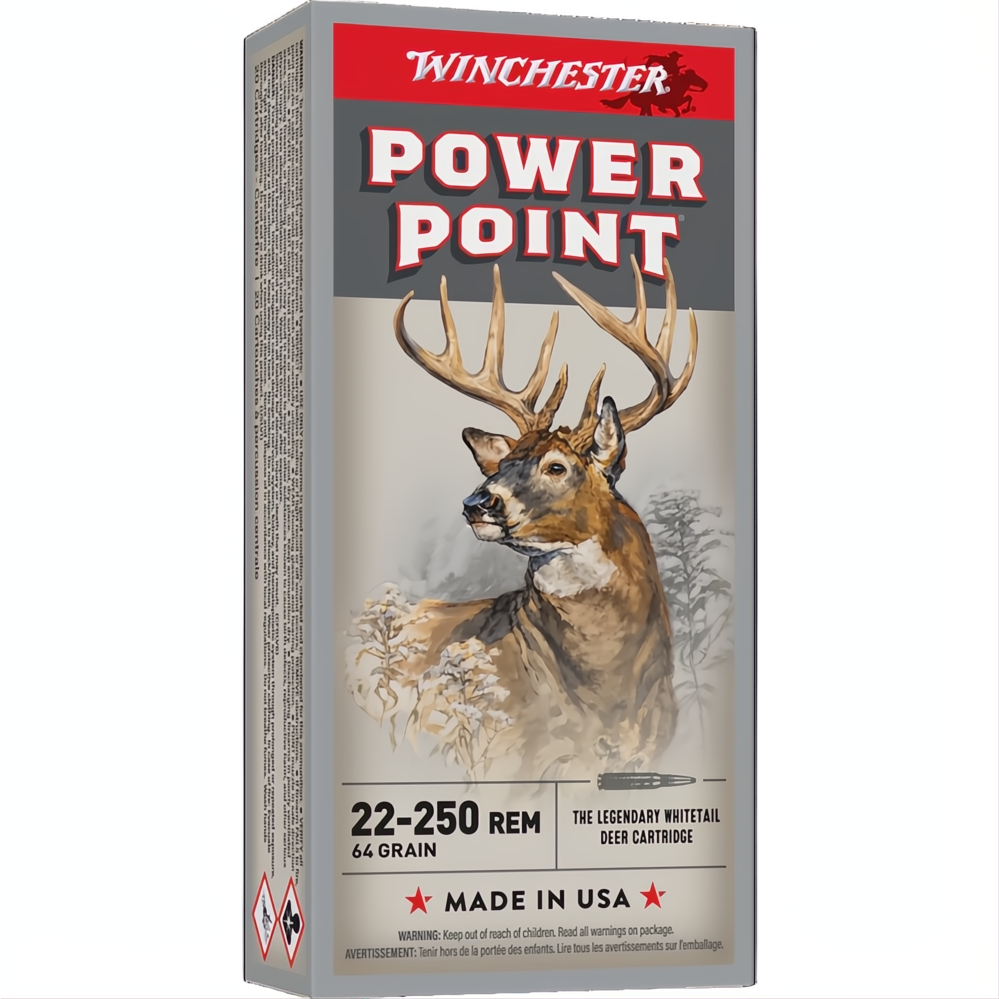 Winchester Power Point 22-250Rem 64gr PP