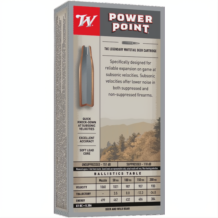 Winchester Power Point 300 Black Out 200gr PP