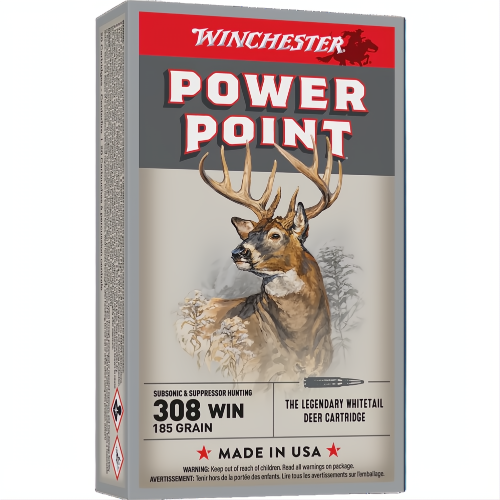 Winchester Power Point 308Win 185gr Subsonic