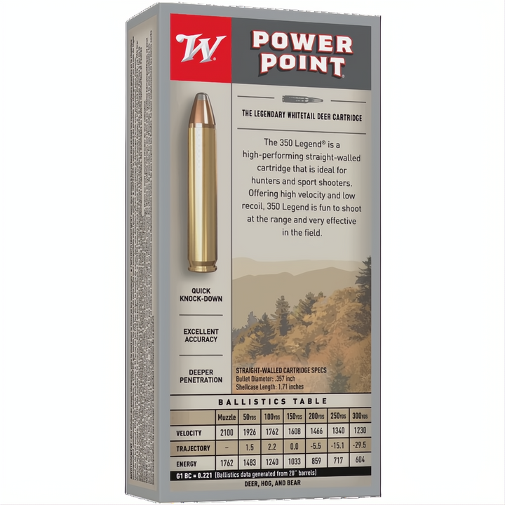 Winchester Power Point 350 Legend 180gr PP