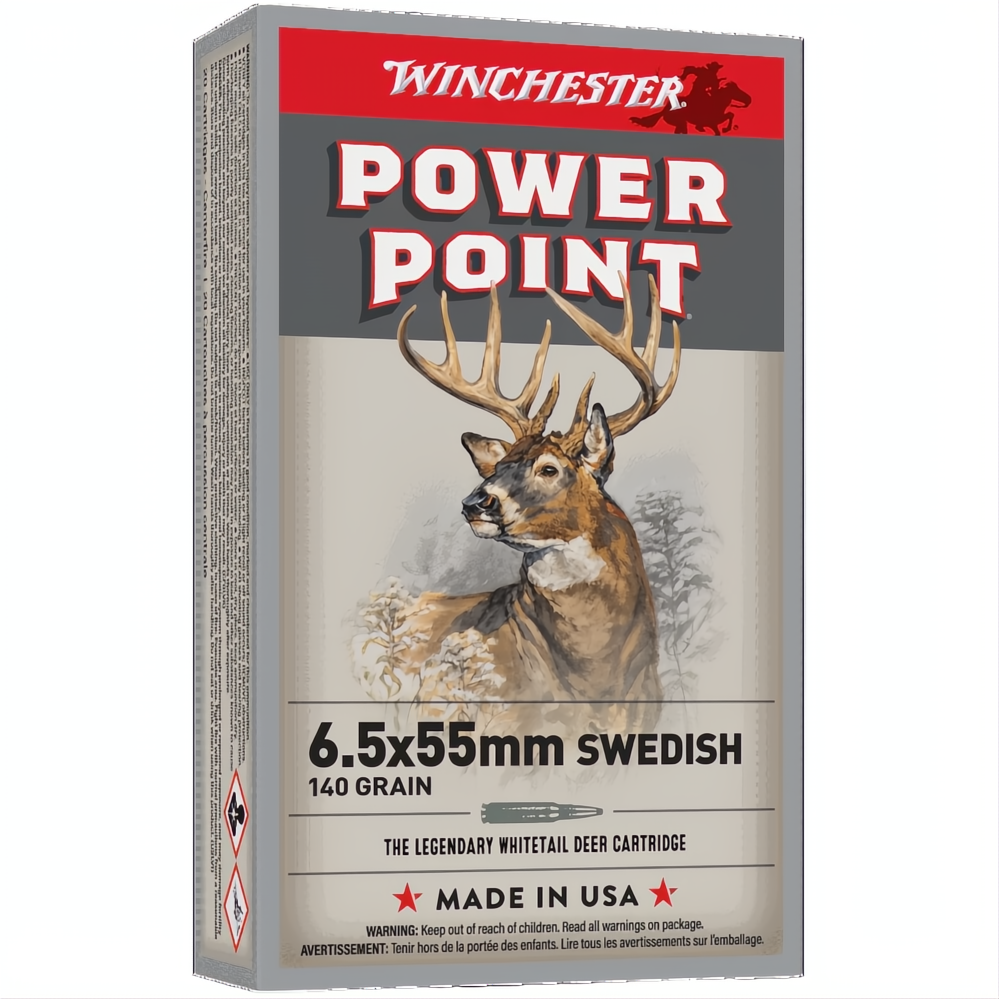 Winchester Power Point 6.5X55 Swedish 140gr SP