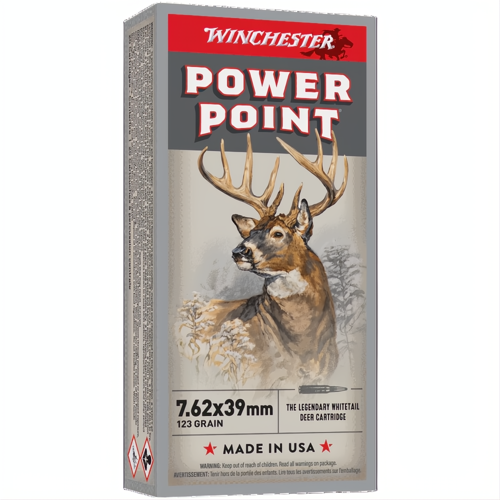 Winchester Power Point 7.62X39mm 123gr SP