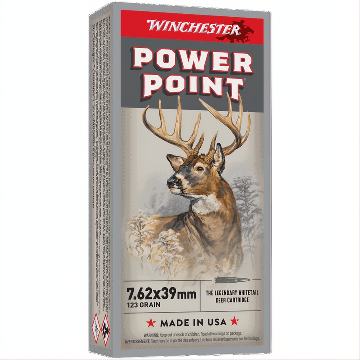 Winchester Power Point 7.62X39mm 123gr SP
