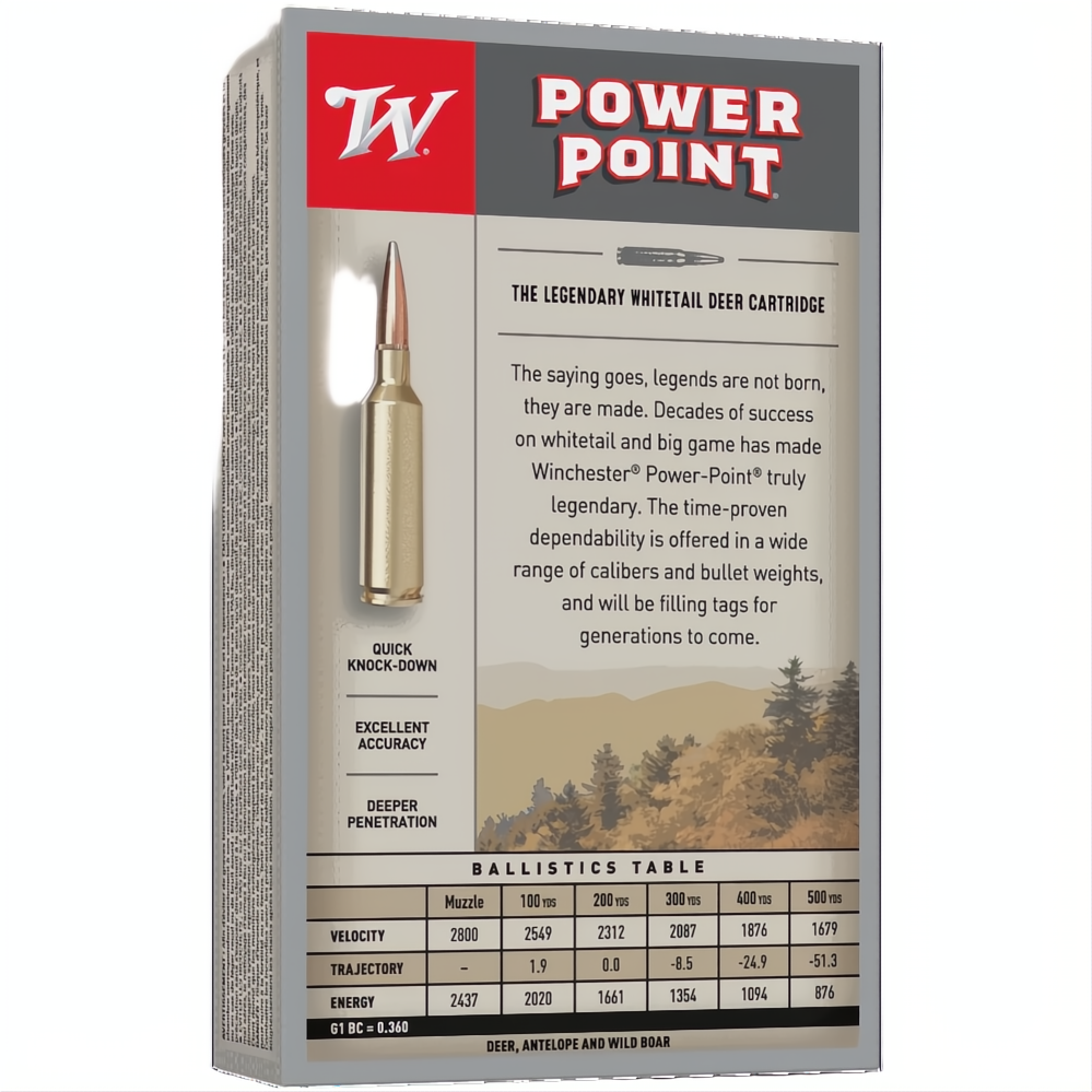 Winchester Power Point 7mm-08 Rem 140gr PP